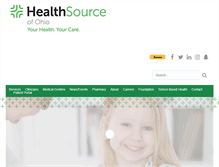 Tablet Screenshot of healthsourceofohio.org